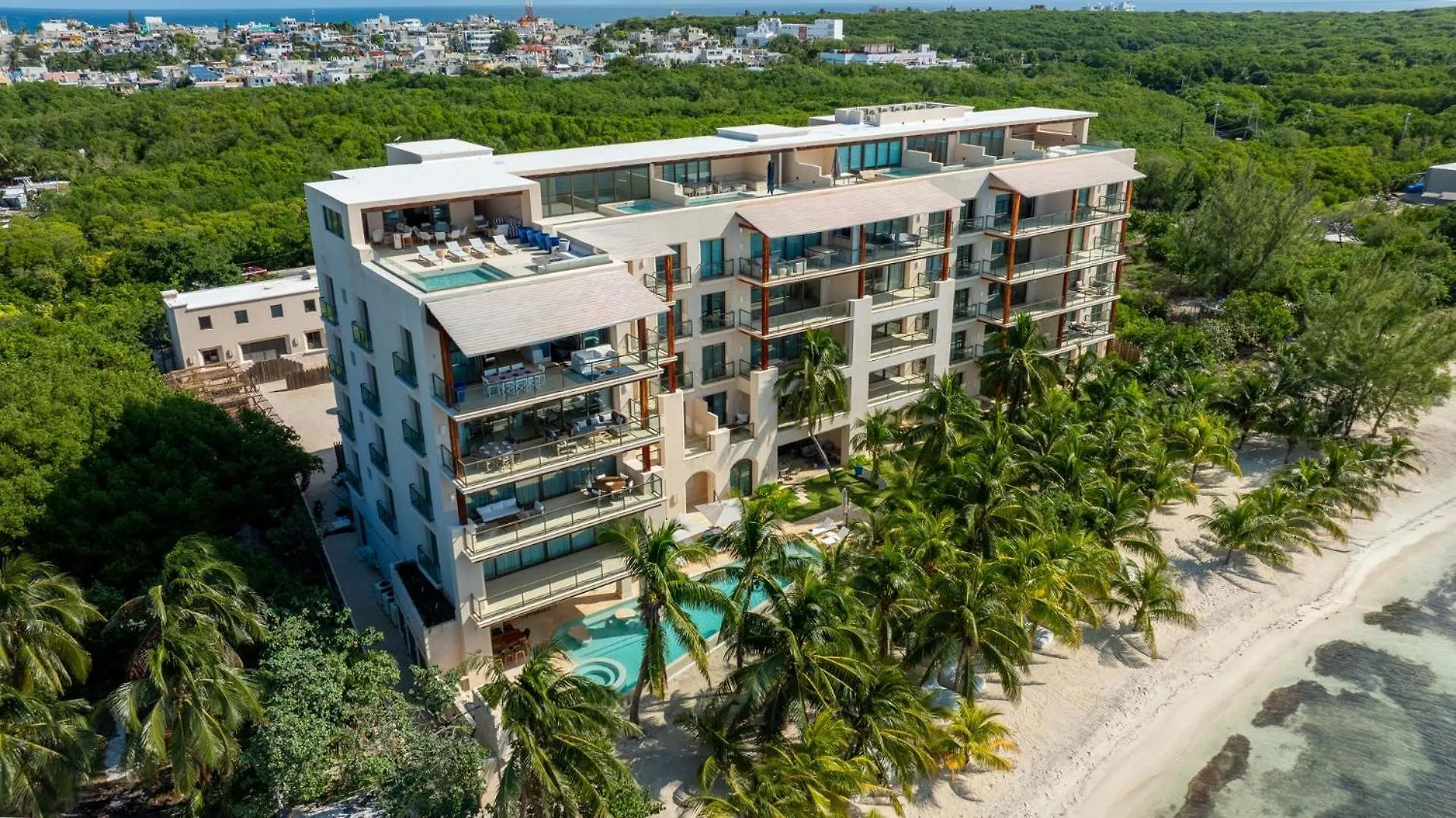 4Br Luxury Beachfront Apt W/ Heated Pool Isla Mujeres México