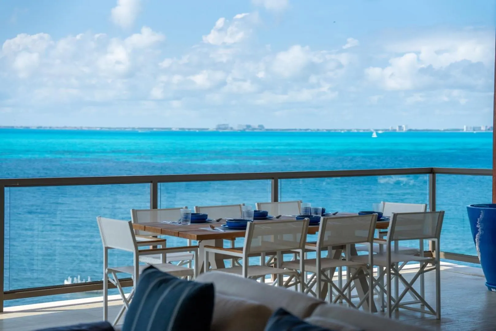 Apartamento 4Br Luxury Beachfront Apt W/ Heated Pool Isla Mujeres